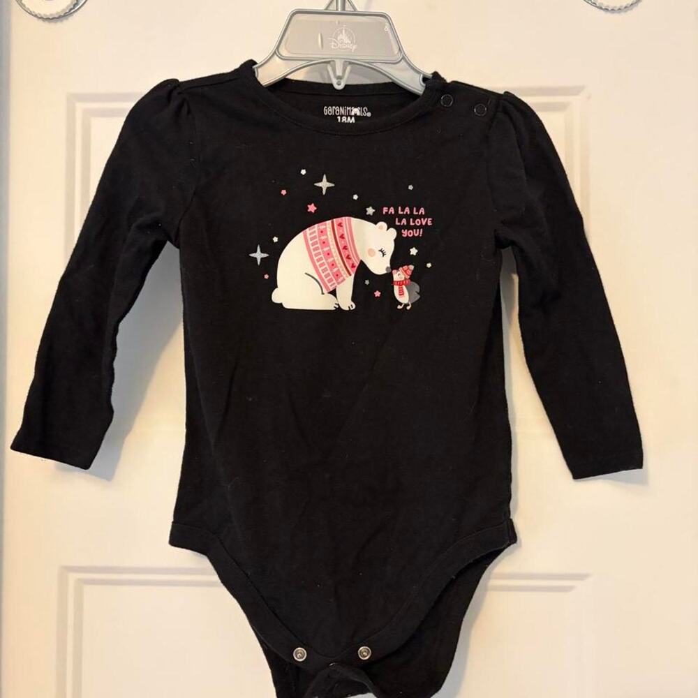 Adorable garanimals christmas bodysuit in